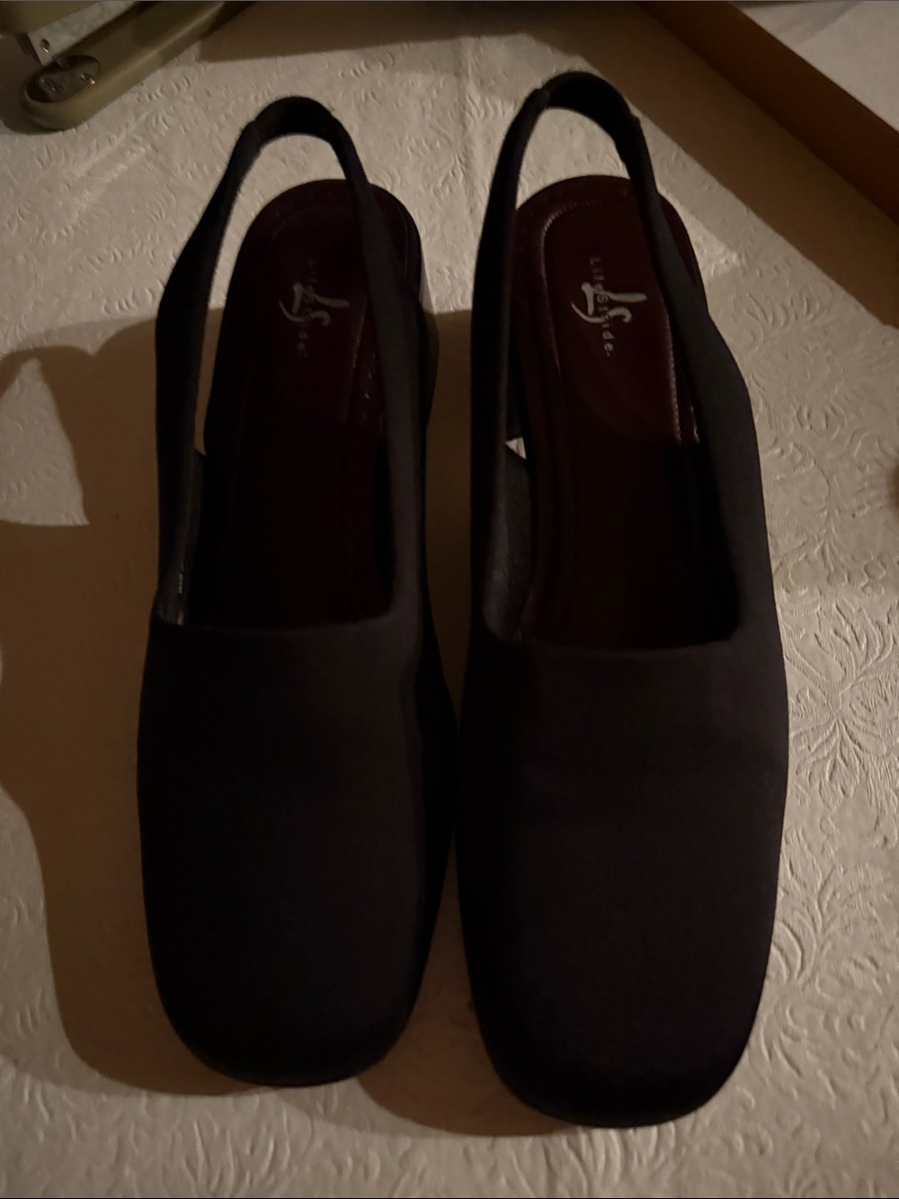 LifeStride Black Women's Slingback Heels